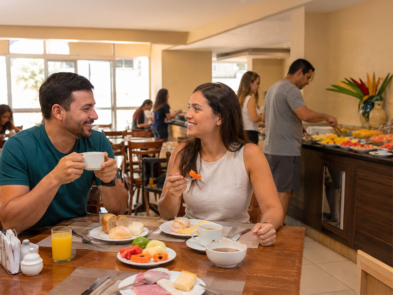 hotel em Foz com café da manhã