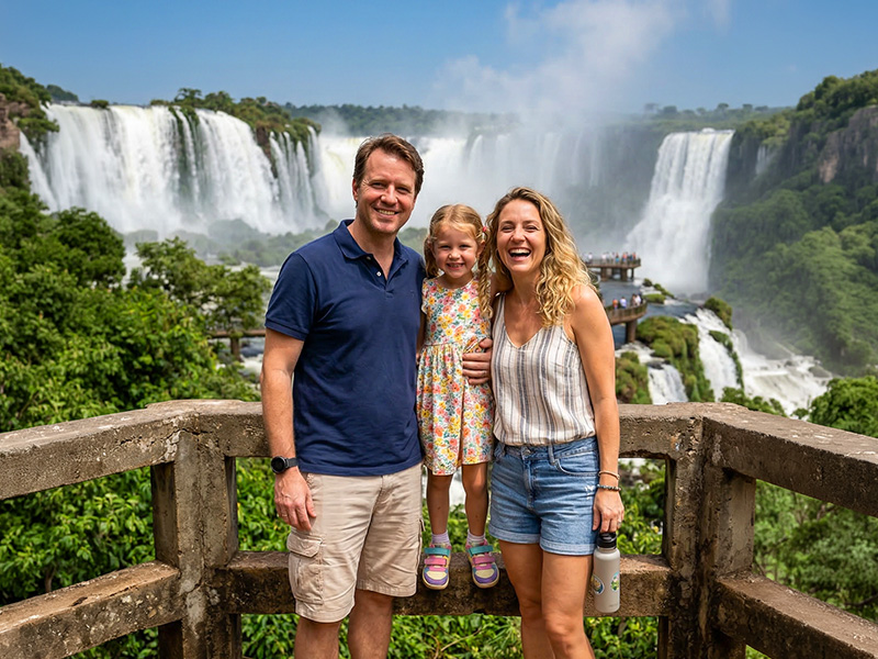 Foz do Iguaçu com crianças