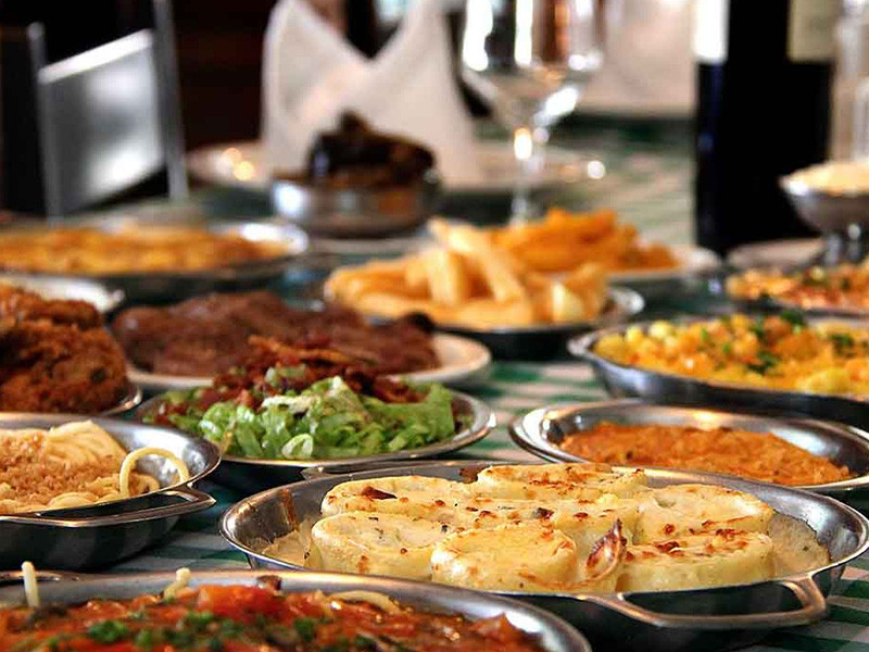 Restaurantes no centro de Foz do Iguaçu